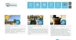 Desktop Screenshot of analyse-brunnenwasser.de