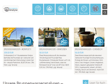 Tablet Screenshot of analyse-brunnenwasser.de